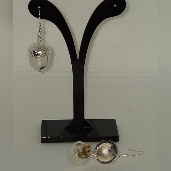 Acorn earrings - silver-tone - Picture 7 of 7